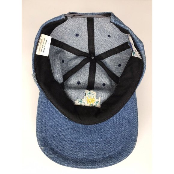 Hot Shots Java Stop Maui Hat Snapback Denim Coffee Hawaii Hat - Picture 8 of 11